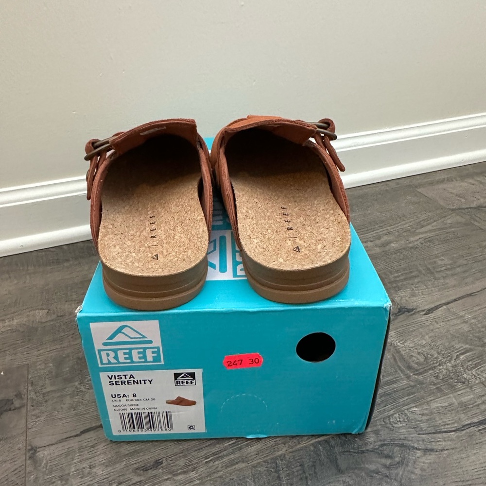 REEF Women’s Vista Serenity Mule Oasis Suede Size 8 - Picture 6 of 6